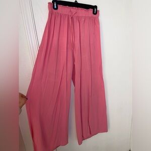 Cute flowy pink pants